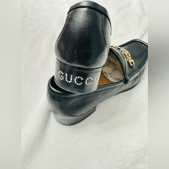 Men’s Black Gucci Loafers 10 1/2 main image 5